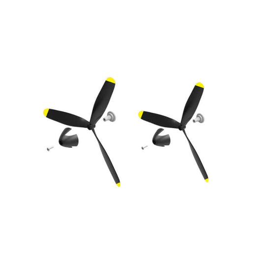 VolantexRC Spitfire 761-12 Propellerset - Enthält 2x 3-Blatt-Propeller