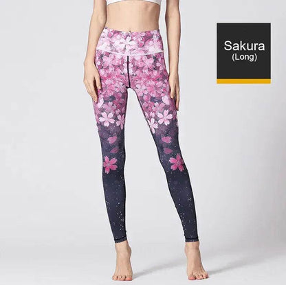 Sports gym printed yoga pants - www.Shopthatapp.com
