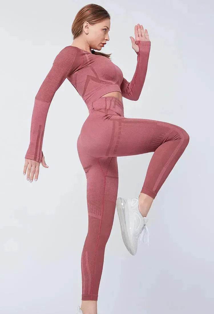 Sports yoga gym pants high waist - www.Shopthatapp.com