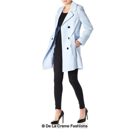 Zweireihiger Militär-Trenchcoat für Frühling/Sommer (9049-SP)