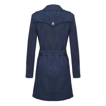 Zweireihiger Militär-Trenchcoat für Frühling/Sommer (9049-SP)