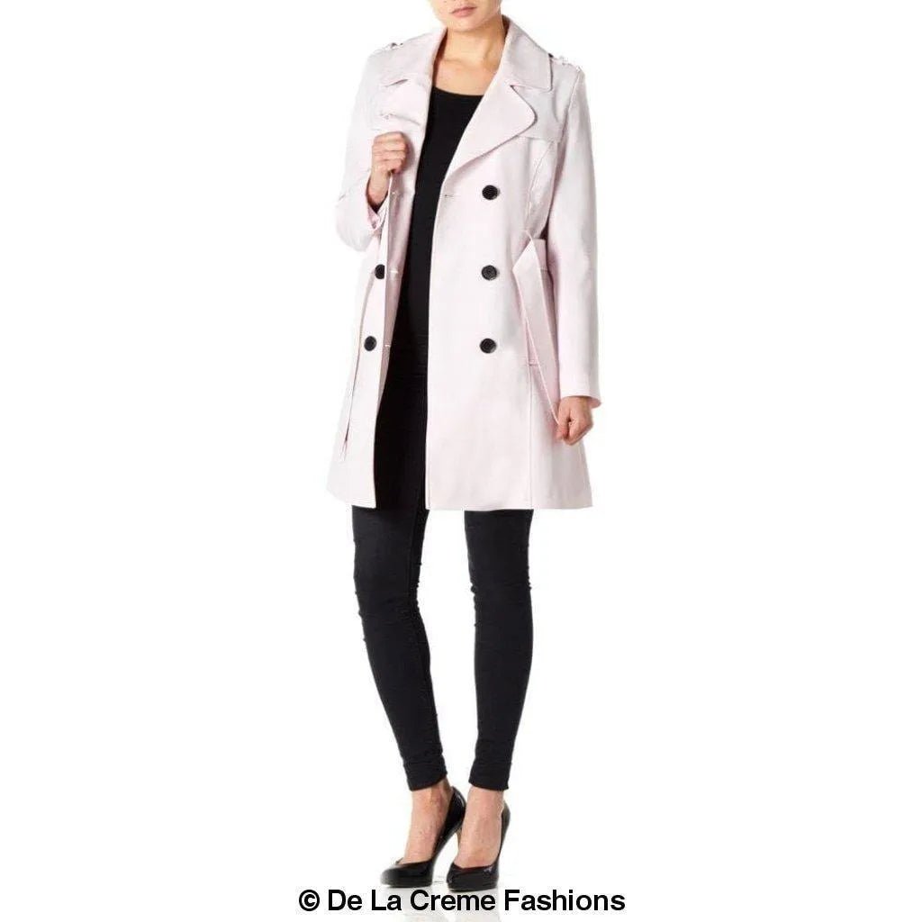 Zweireihiger Militär-Trenchcoat für Frühling/Sommer (9049-SP)