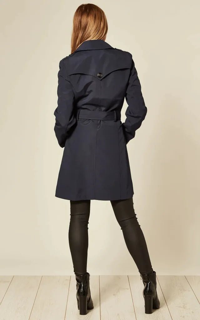 Zweireihiger Militär-Trenchcoat für Frühling/Sommer (9049-SP)