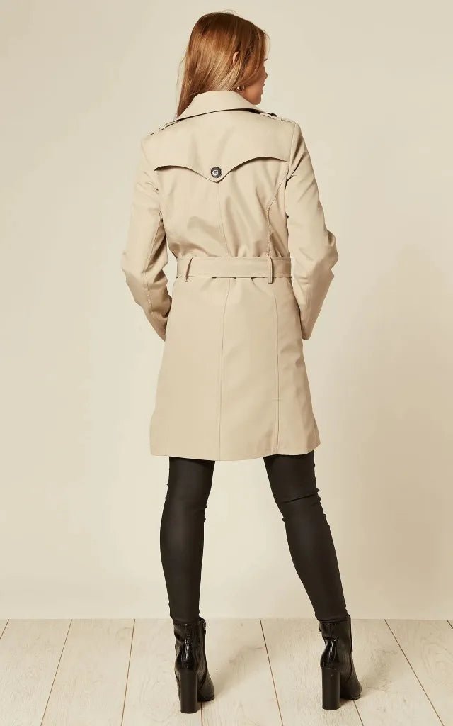 Zweireihiger Militär-Trenchcoat für Frühling/Sommer (9049-SP)