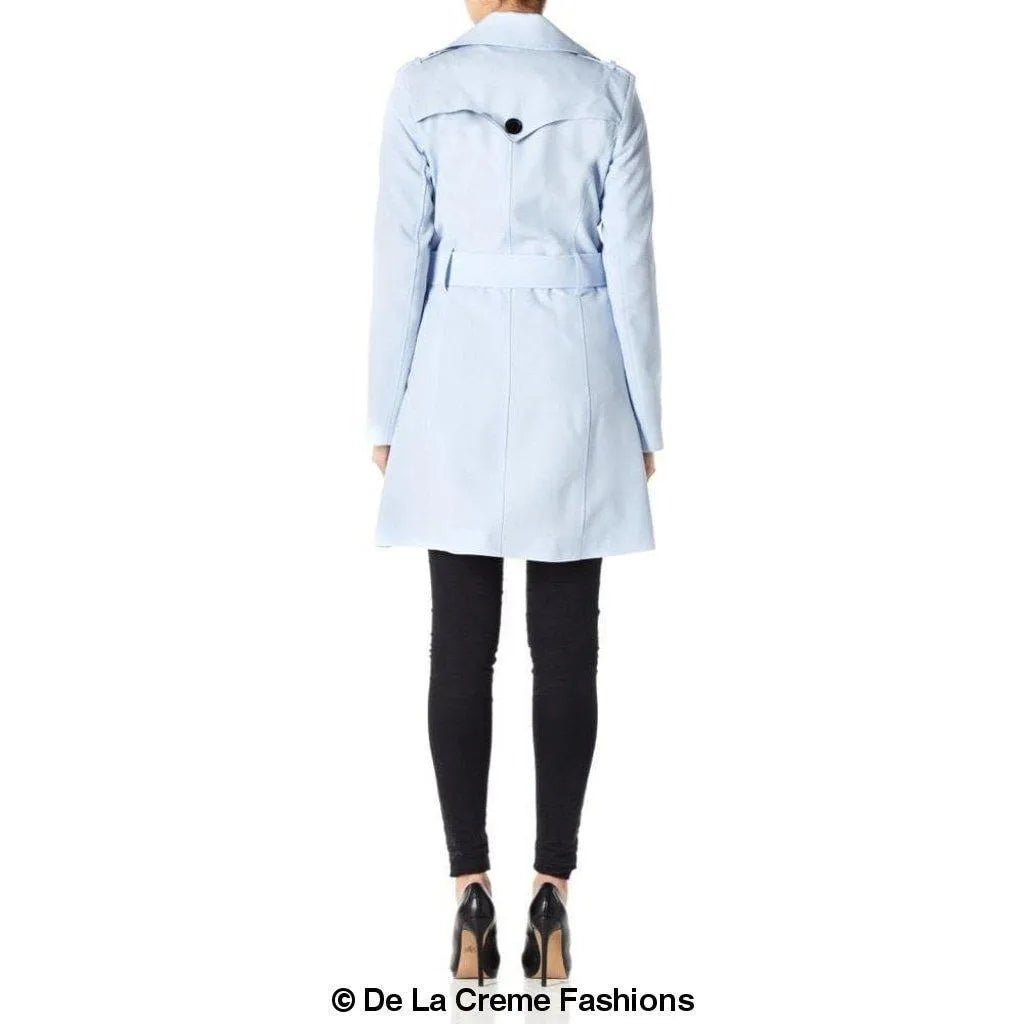Zweireihiger Militär-Trenchcoat für Frühling/Sommer (9049-SP)