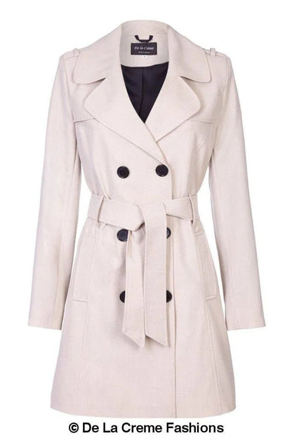 Zweireihiger Militär-Trenchcoat für Frühling/Sommer (9049-SP)