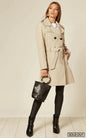 Zweireihiger Militär-Trenchcoat für Frühling/Sommer (9049-SP)