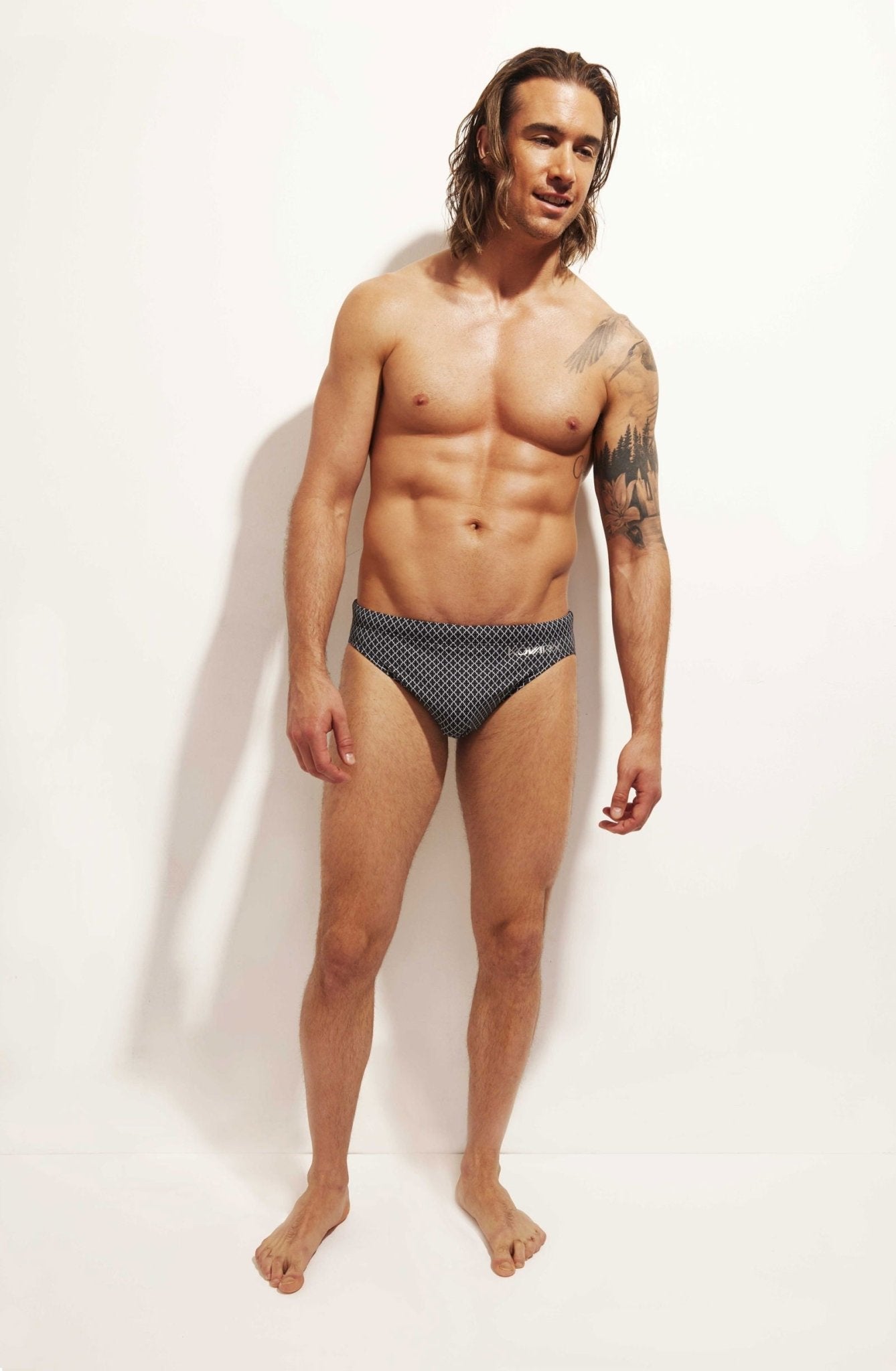 Stallion Swim Brief - Logo Print - www.Shopthatapp.com