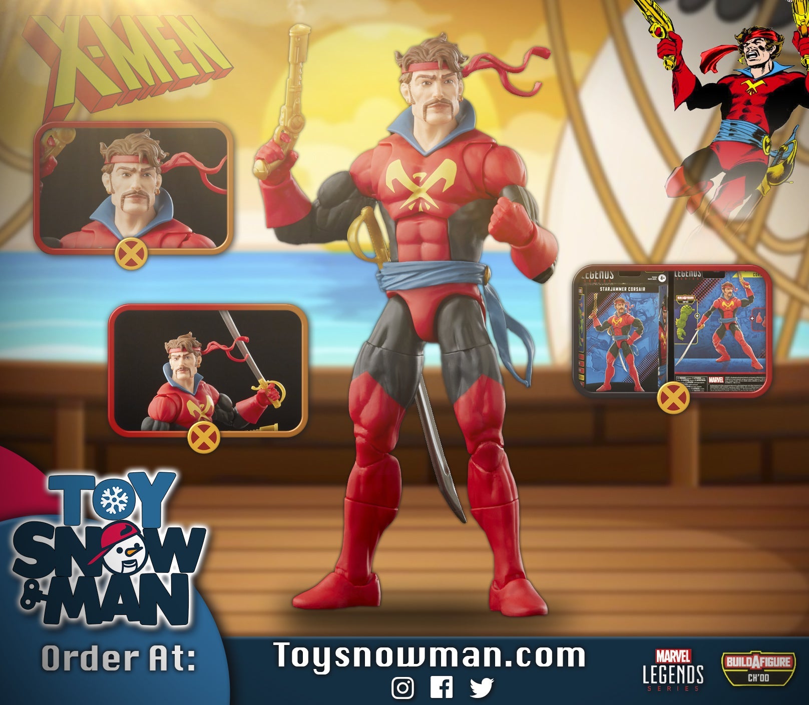 X-Men Marvel Legends  - Ch'od BAF Wave SET - www.Shopthatapp.com