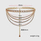 Summer Jewelry Hot Pants Chain Multilayer Chain Gold Fashion Jeans Hip Hop Punk Street Shooting Accessories Waist Chain Women - www.Shopthatapp.com