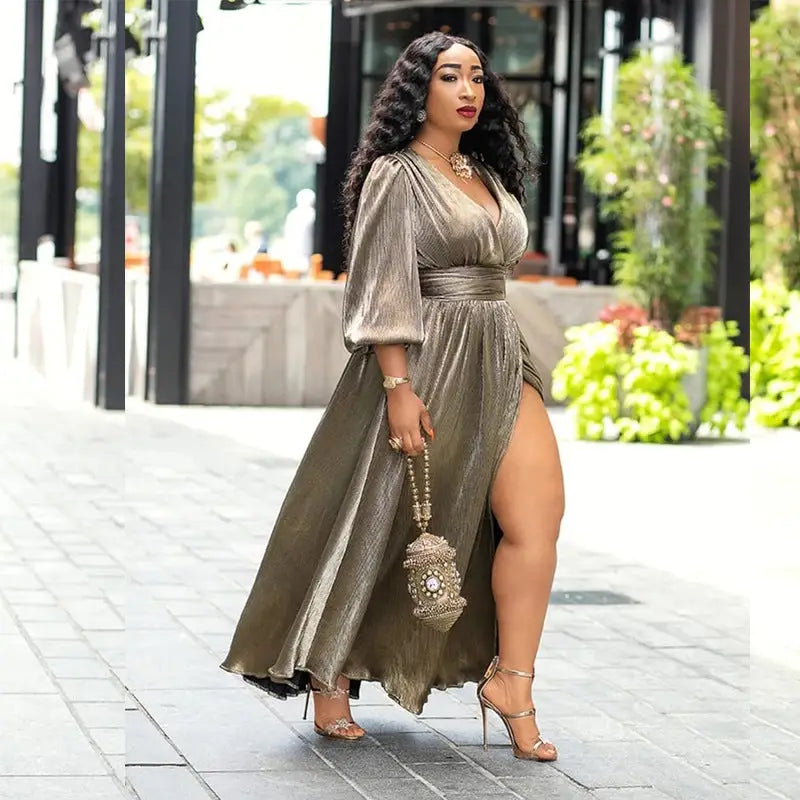 1 Full Dress Summer Plus Size Women's - www.Shopthatapp.com