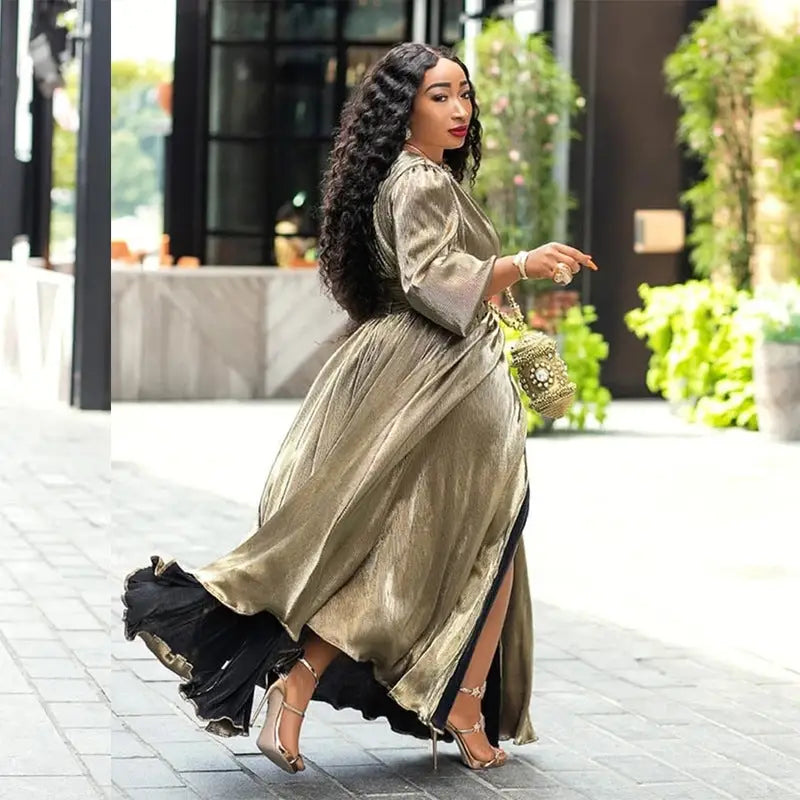 1 Full Dress Summer Plus Size Women's - www.Shopthatapp.com