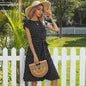 Summer Polka Dot Short Sleeve Pleated Dress - www.Shopthatapp.com