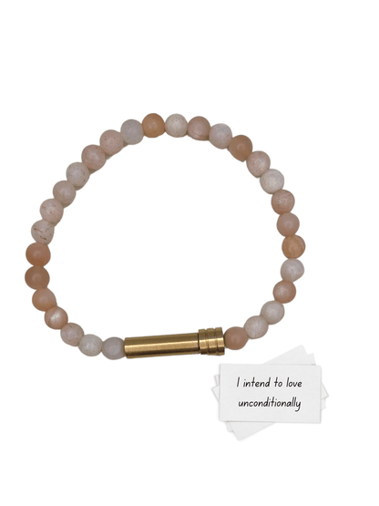Bracelet d'intention en pierre de soleil