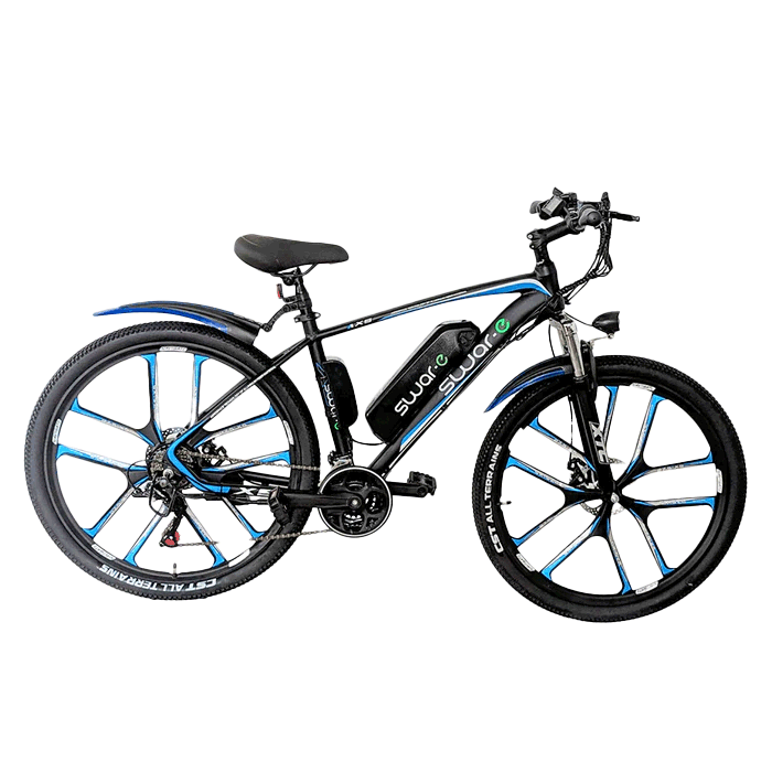 Swar-E Bike 2024 - Blue & Black (SB27-350) - www.Shopthatapp.com