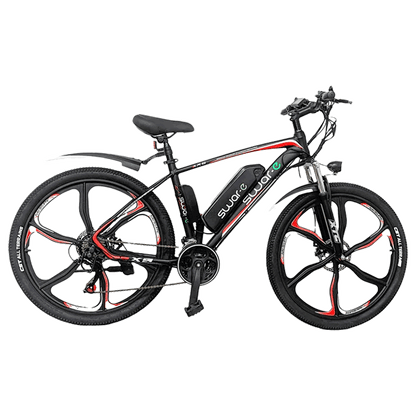 Swar-E Bike 2024 - Red & Black (SB26-350) - www.Shopthatapp.com