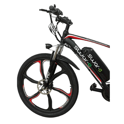Swar-E Bike 2024 - Red & Black (SB26-350) - www.Shopthatapp.com
