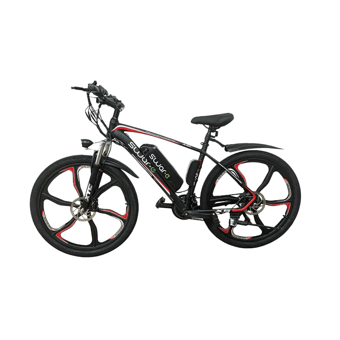 Swar-E Bike 2024 - Red & Black (SB26-350) - www.Shopthatapp.com