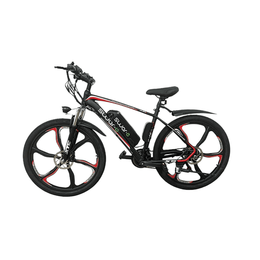 Swar-E Bike 2024 - Red & Black (SB26-350) - www.Shopthatapp.com