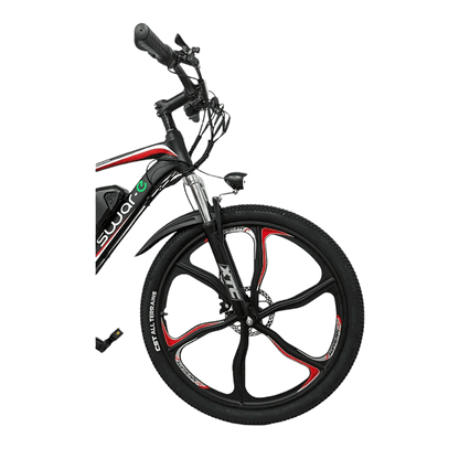 Swar-E Bike 2024 - Red & Black (SB26-350) - www.Shopthatapp.com