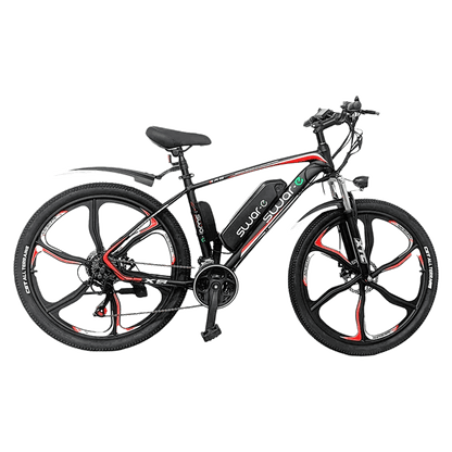 Swar-E Bike 2024 - Red & Black (SB26-350) - www.Shopthatapp.com