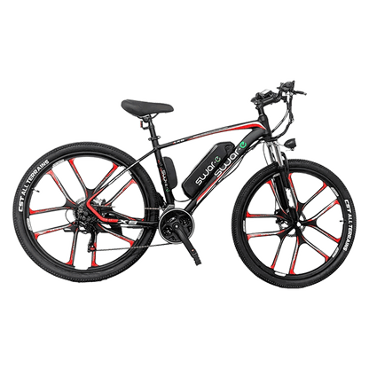Swar-E Bike 2024 - Red & Black (SB27-350) - www.Shopthatapp.com
