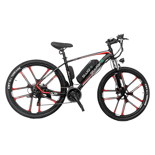 Swar-E Bike 2024 - Red & Black (SB27-350) - www.Shopthatapp.com