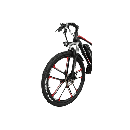 Swar-E Bike 2024 - Red & Black (SB27-350) - www.Shopthatapp.com