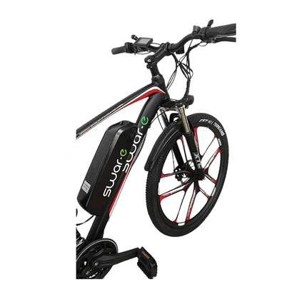 Swar-E Bike 2024 - Red & Black (SB27-350) - www.Shopthatapp.com
