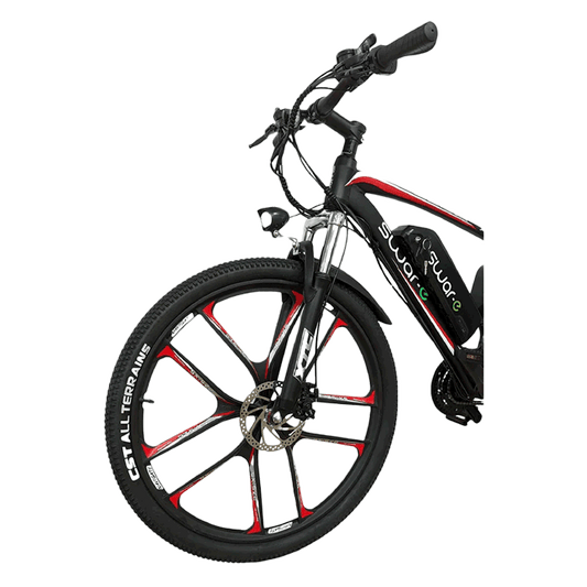 Swar-E Bike 2024 - Red & Black (SB27-350) - www.Shopthatapp.com