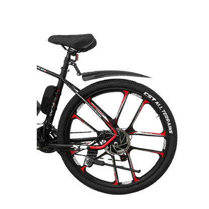 Swar-E Bike 2024 - Red & Black (SB27-350) - www.Shopthatapp.com