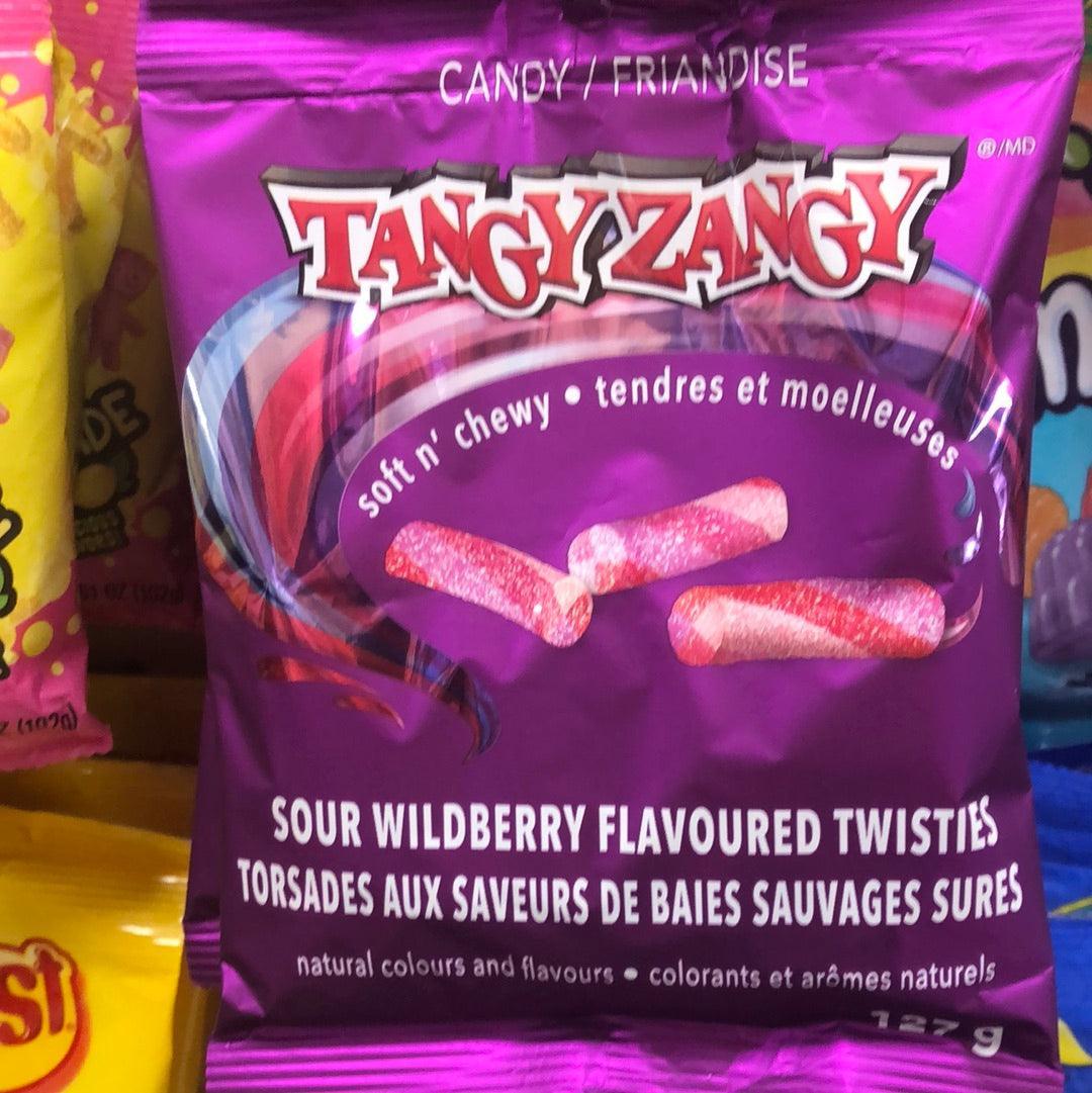 Tangy Zangy Sour Wild Berry Flavored Twisties 127G - www.Shopthatapp.com
