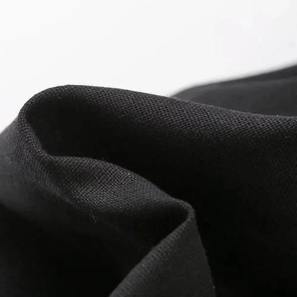 Tassel Hangings Collar Linen Dress - www.Shopthatapp.com