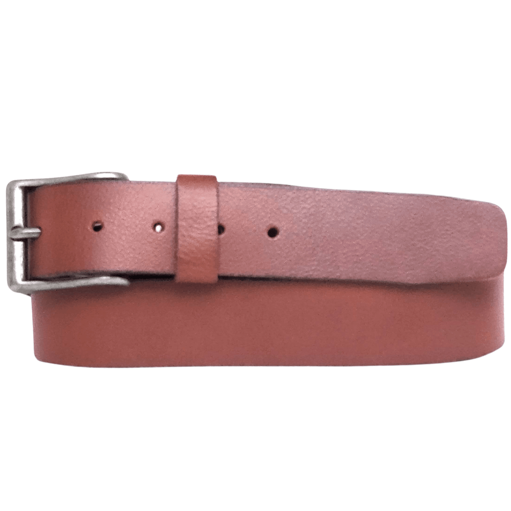 The Long Haul Belt - Classic Cognac 100% Real Leather Belt - www.Shopthatapp.com