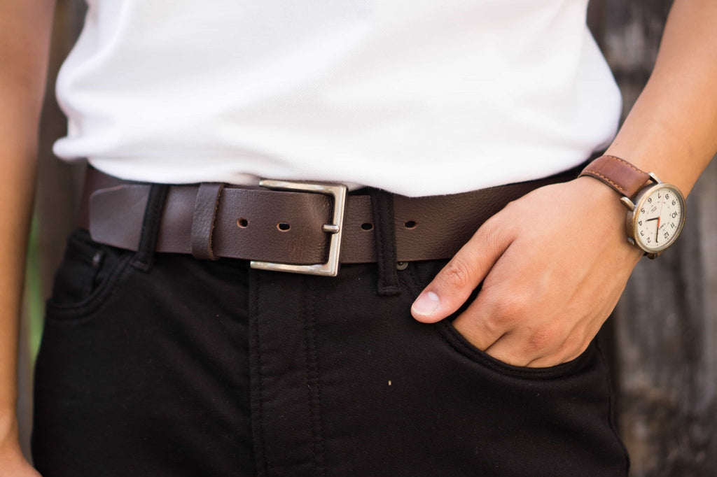 The Long Haul Belt - Classic Cognac 100% Real Leather Belt - www.Shopthatapp.com