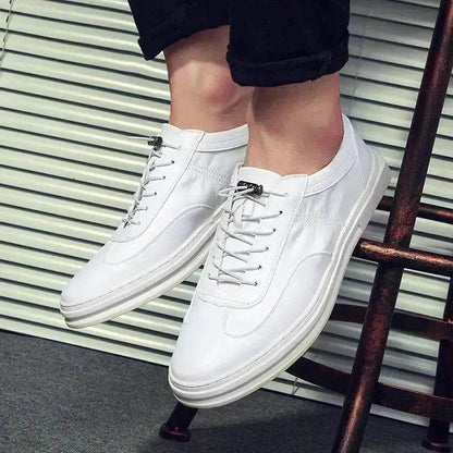 The new summer men's shoes shoes shoes all-match men casual white shoes shoes men's athletic shoes Le Fu - www.Shopthatapp.com