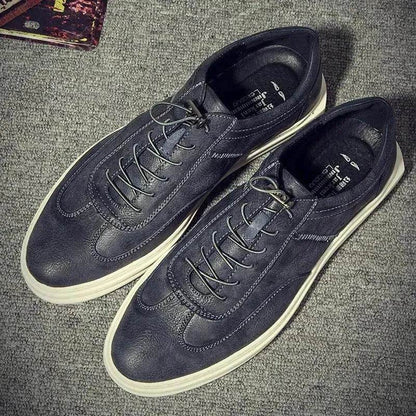 The new summer men's shoes shoes shoes all-match men casual white shoes shoes men's athletic shoes Le Fu - www.Shopthatapp.com