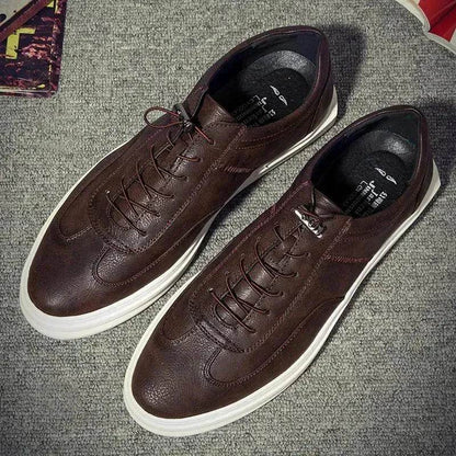 The new summer men's shoes shoes shoes all-match men casual white shoes shoes men's athletic shoes Le Fu - www.Shopthatapp.com
