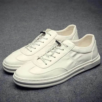 The new summer men's shoes shoes shoes all-match men casual white shoes shoes men's athletic shoes Le Fu - www.Shopthatapp.com