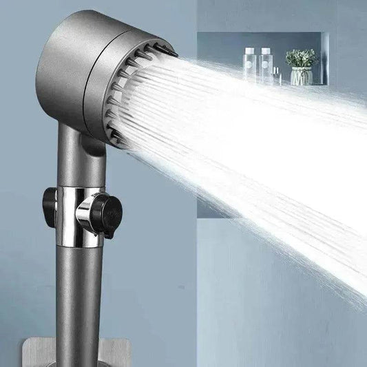 The Third Gear Adjustable Strong Supercharged Shower Head Household Bath Shower Hose Shower Head - www.Shopthatapp.com