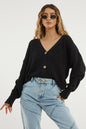 Thessaloniki Buttoned Cardigan - www.Shopthatapp.com