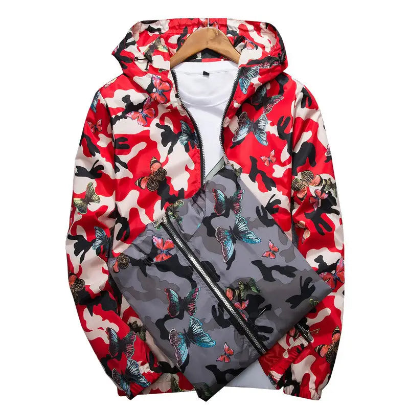 Thin camouflage butterfly coat for men - www.Shopthatapp.com