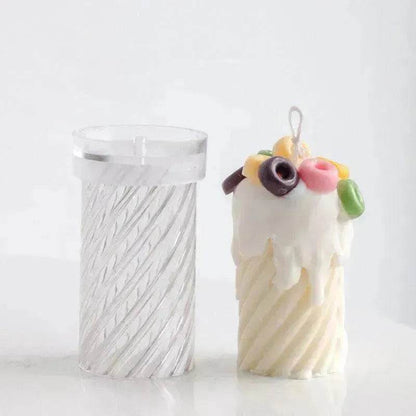 Threaded Acrylic Scented Candle DIY Mold - www.Shopthatapp.com