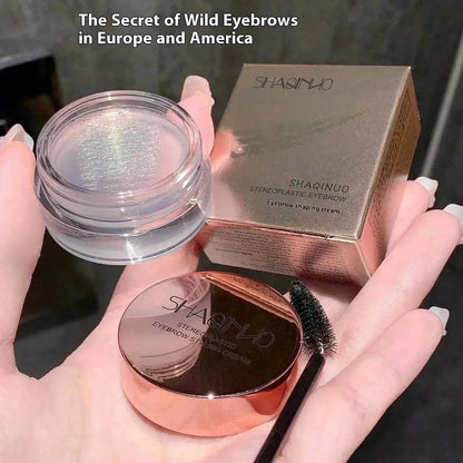 Three-dimensional Eyebrow Shaping Hair Styling Cream Waterproof Quick-drying Long-lasting Eyebrow Gel European And American Wild Eyebrow - www.Shopthatapp.com