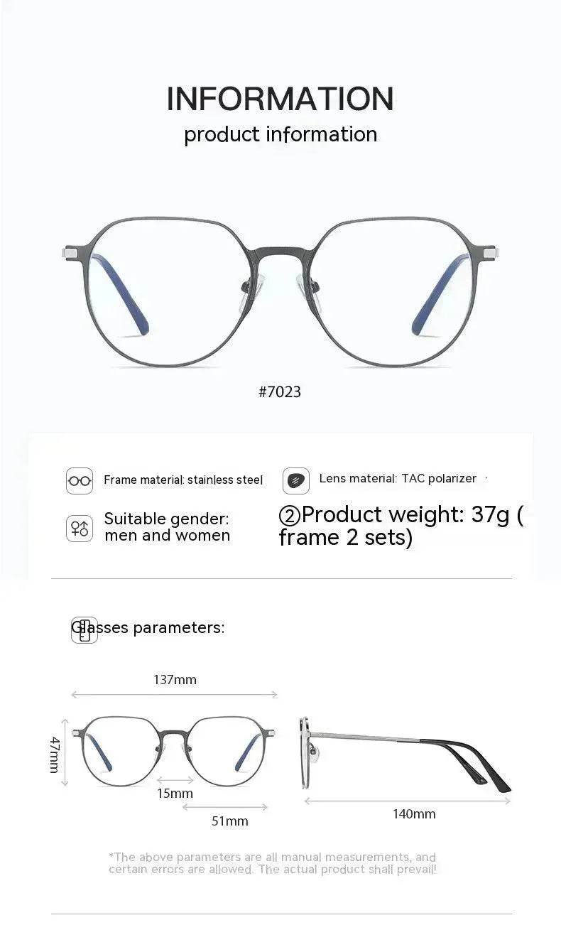 Three-in-one Polarized Sunglasses Magnetic Suction - www.Shopthatapp.com