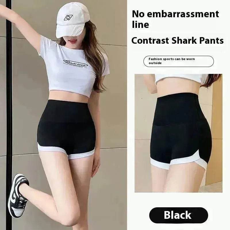 Three-point Shark Pants Women's Hip Lifting Sports Shorts - www.Shopthatapp.com