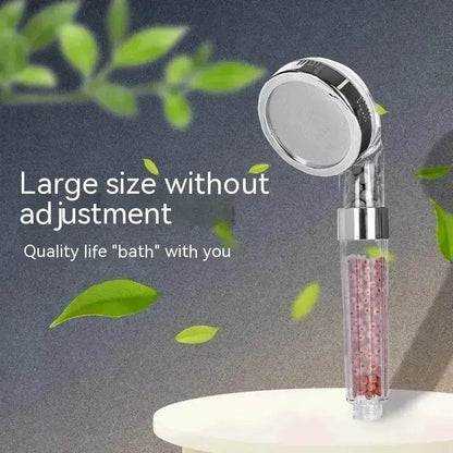 Three-speed Anion Supercharged Filtering Shower Head Nozzle - www.Shopthatapp.com