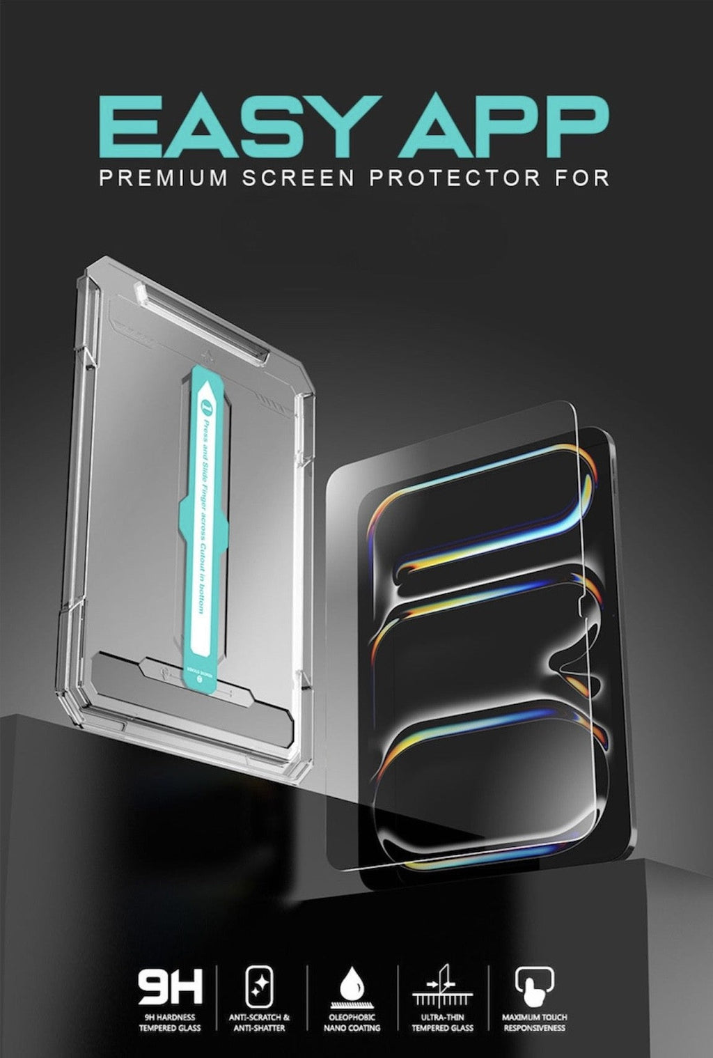 iPad Screen Protector (installation kit included) - www.Shopthatapp.com