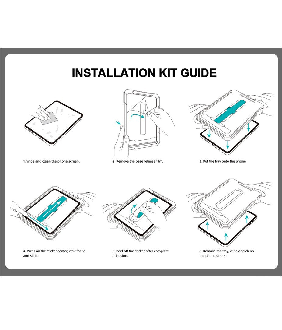iPad Screen Protector (installation kit included) - www.Shopthatapp.com
