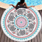Tie-dye Colorful Digital Printing Microfiber Round Beach Towel - www.Shopthatapp.com